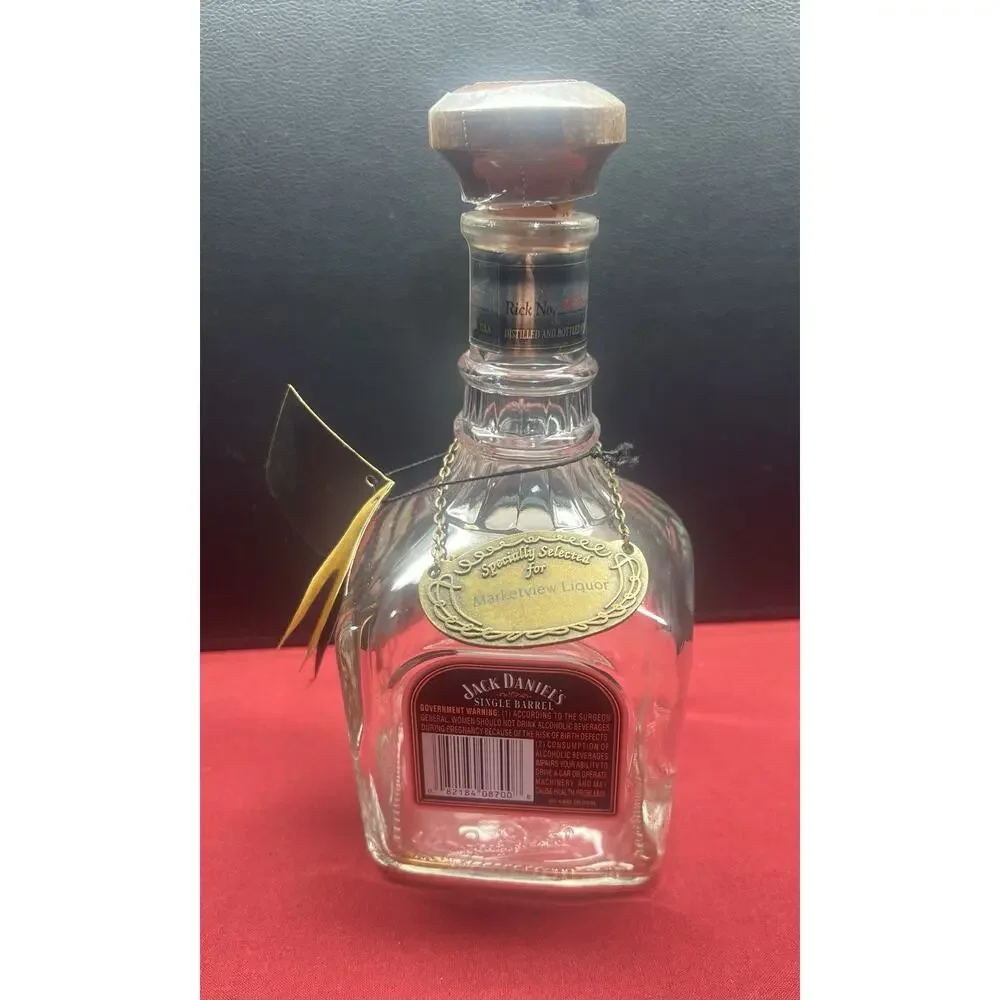 Jack‎ Daniels Single Barrel Bottle 2006 Empty Bottle Name Tag For Marketview Liq